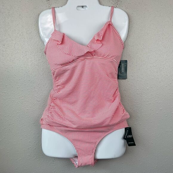 NWT Lauren Ralph Lauren Tankini Size 6